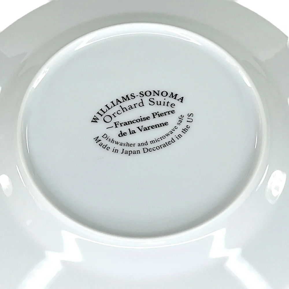 Williams Sonoma Orchard Suite Vintage Dessert Plate Set - 4